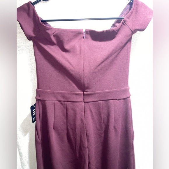 Off The Shoulder Jumpsuit - Picture 8 of 14